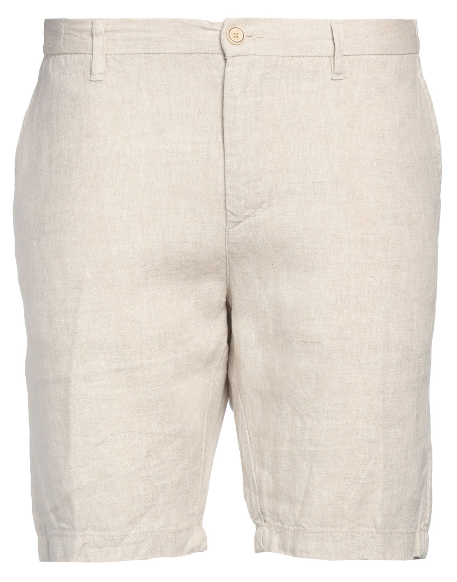 Sseinse Man Shorts & Bermuda Shorts Beige Size 38 Linen