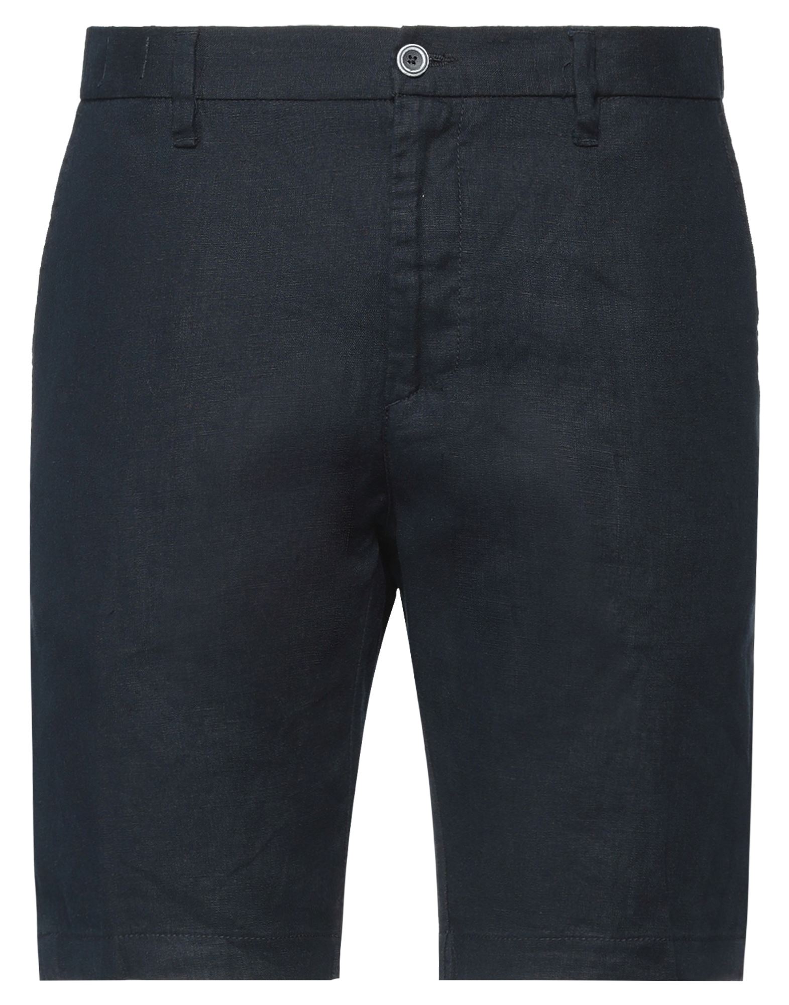 Sseinse Man Shorts & Bermuda Shorts Midnight Blue Size 40 Linen