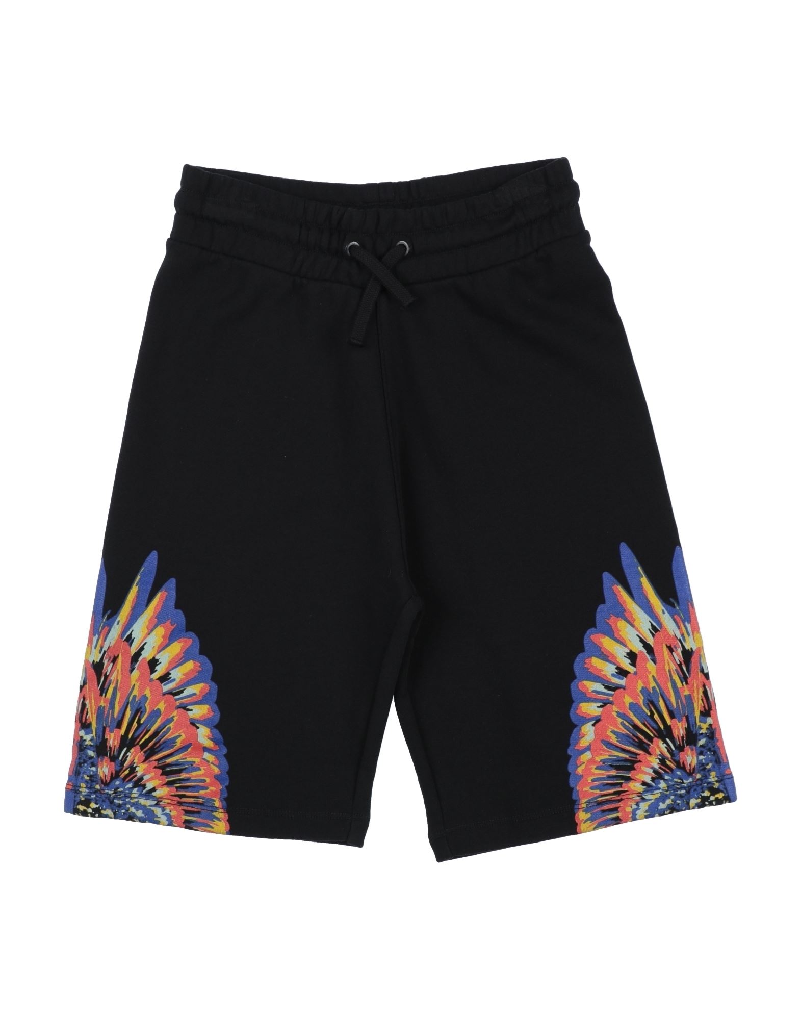 Shop Marcelo Burlon County Of Milan Marcelo Burlon Toddler Boy Shorts & Bermuda Shorts Black Size 6 Cotton, Polyester