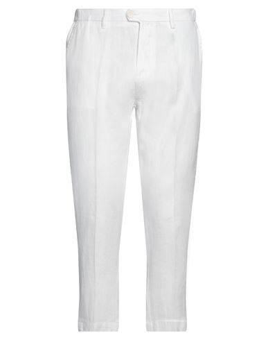 Gazzarrini Man Pants White Size 34 Linen