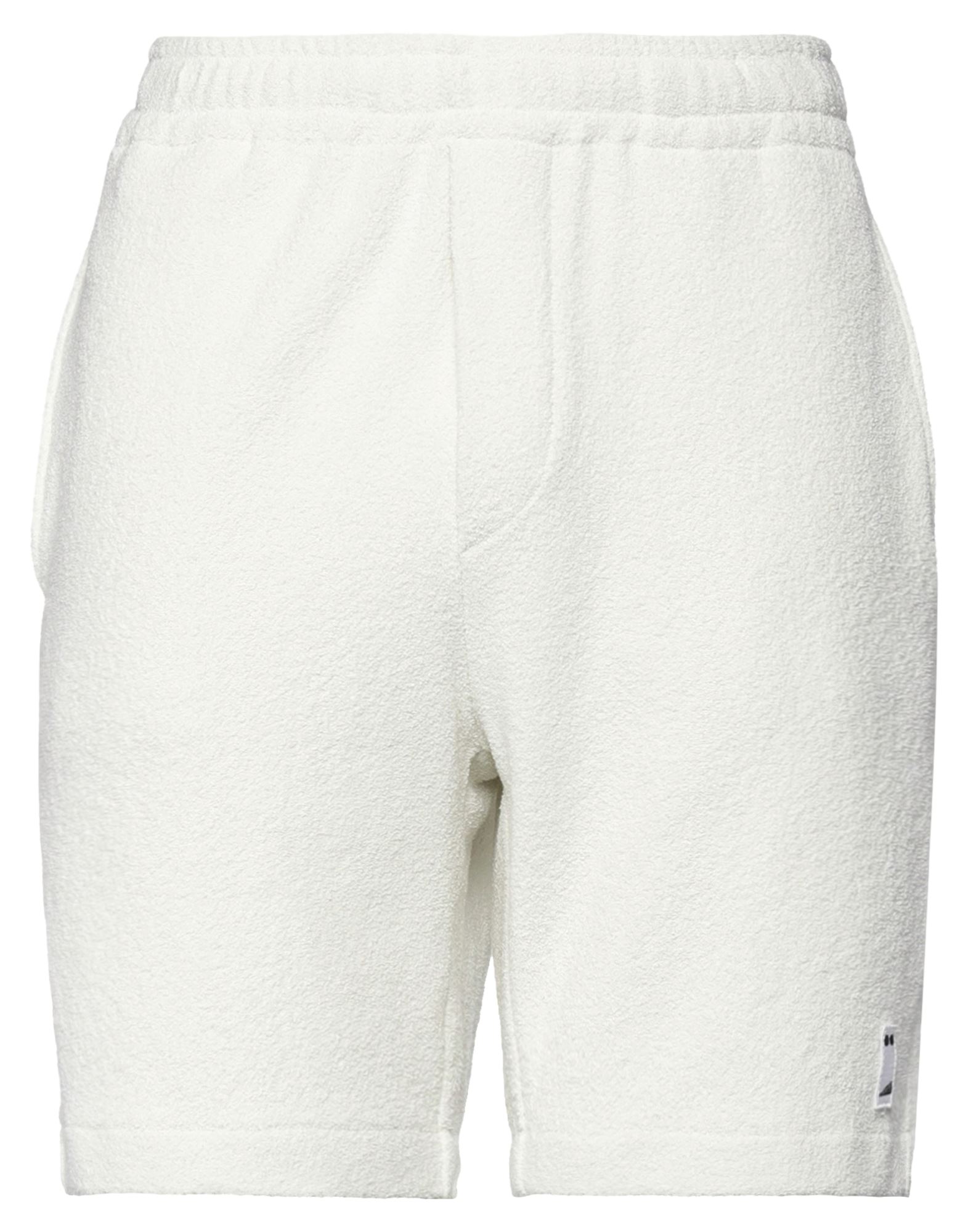 Mauro Grifoni Grifoni Man Shorts & Bermuda Shorts Light Grey Size 36 Cotton, Polyamide