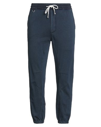 Paolo Pecora Man Pants Navy Size M Cotton, Elastane In Blue