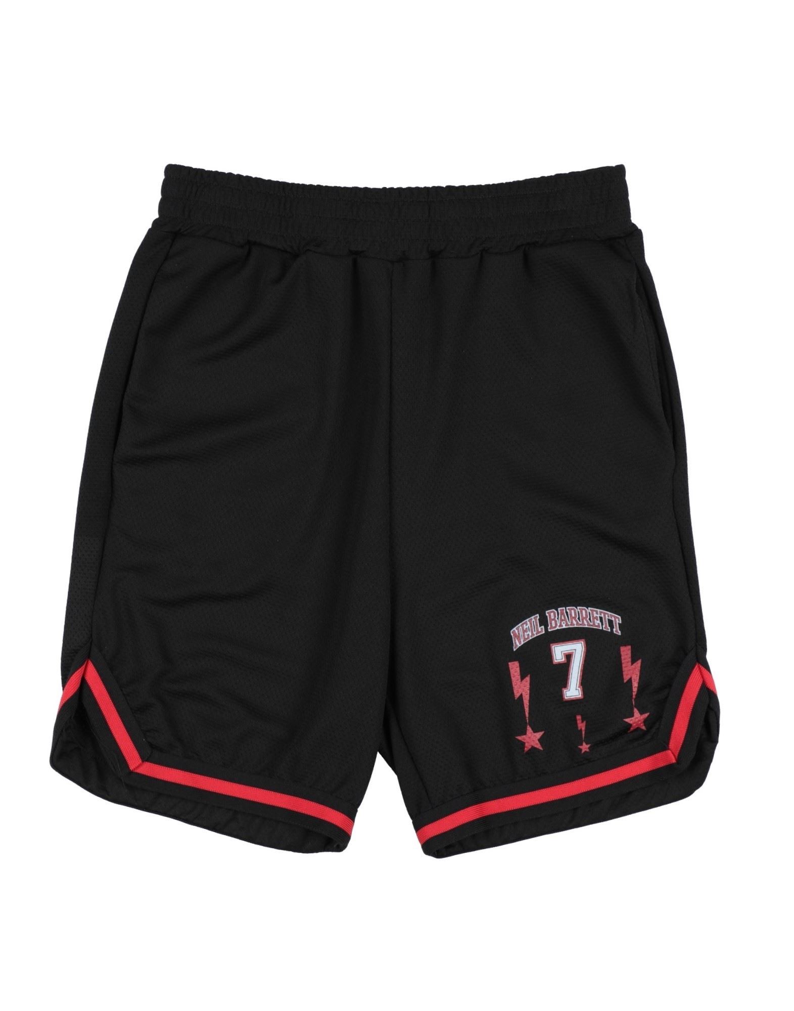 Neil Barrett Kids'  Toddler Boy Shorts & Bermuda Shorts Black Size 6 Polyester