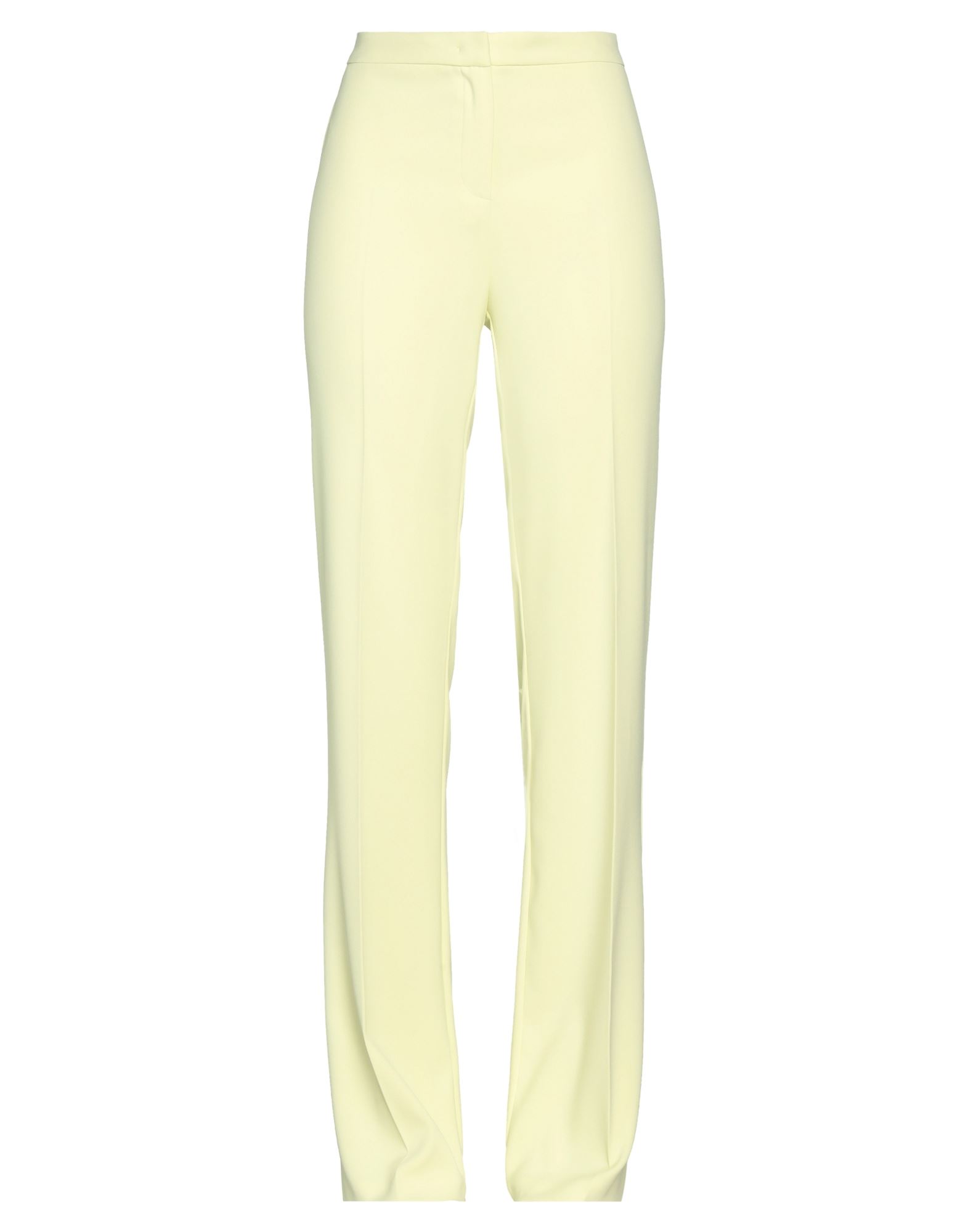 Pinko Woman Pants Light Yellow Size 8 Polyester, Elastane