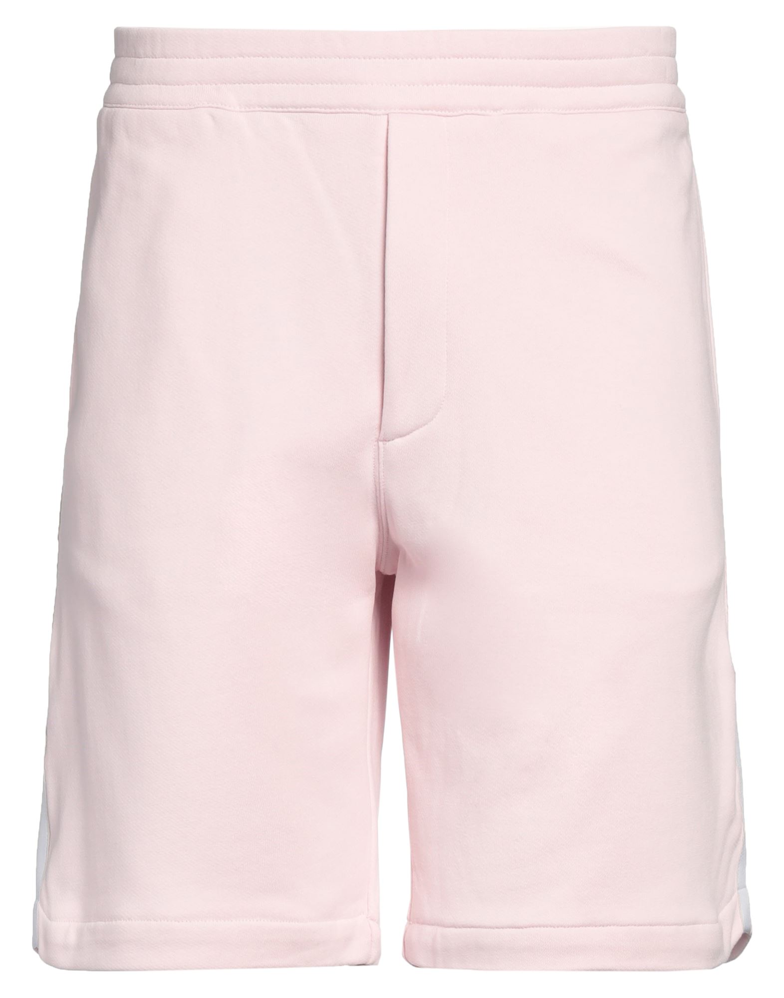 Shop Alexander Mcqueen Man Shorts & Bermuda Shorts Pink Size Xl Cotton, Polyester