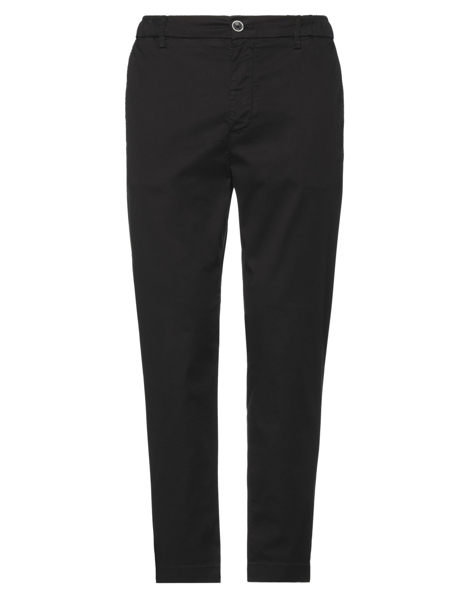 Sseinse Man Pants Black Size 36 Cotton, Elastane