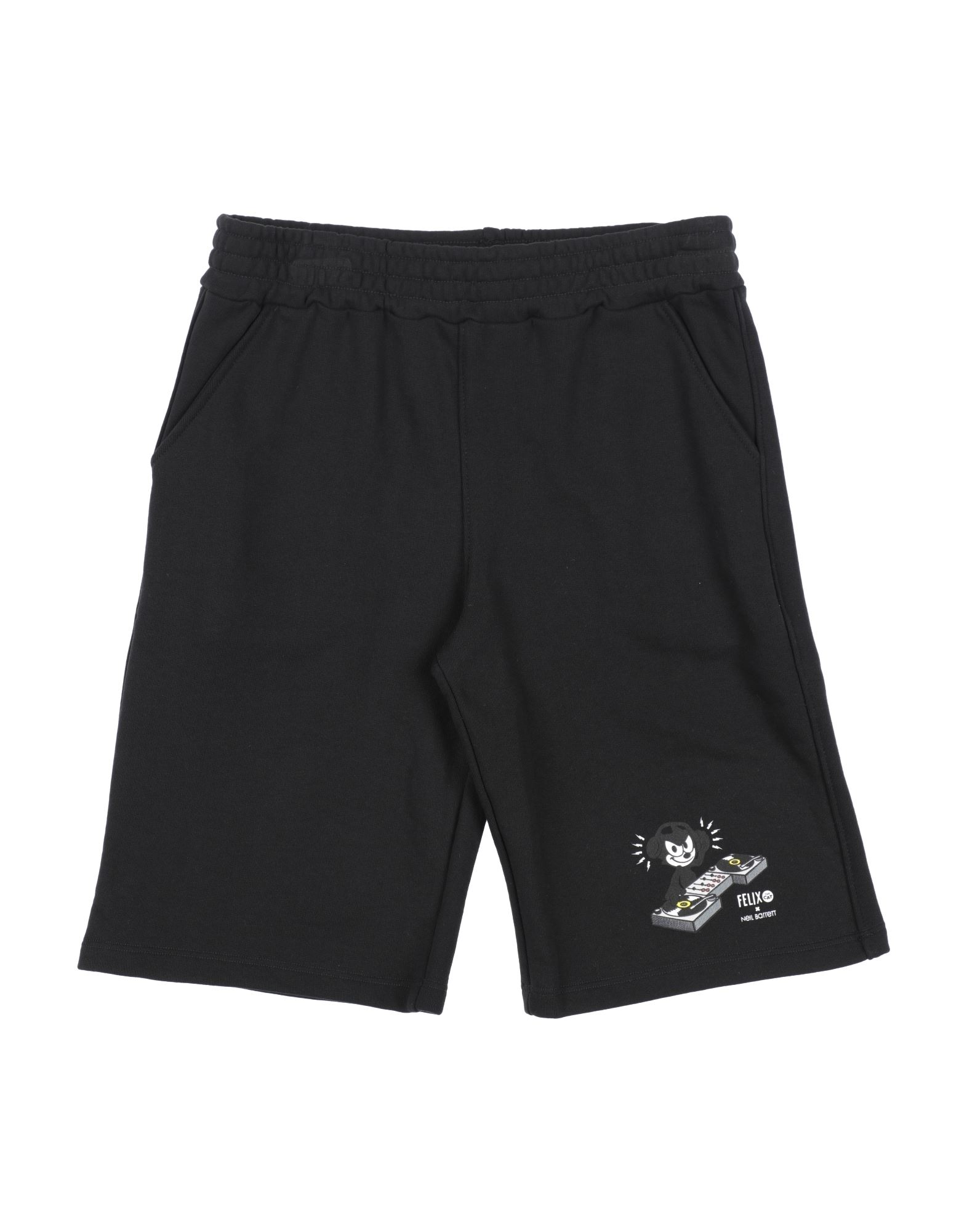 Neil Barrett Kids'  Toddler Boy Shorts & Bermuda Shorts Black Size 4 Cotton