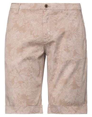 Cerdelli Man Shorts & Bermuda Shorts Light Brown Size 38 Cotton, Elastane In Beige