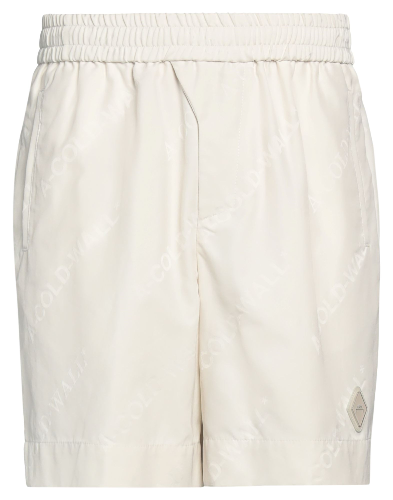 A-cold-wall* Man Shorts & Bermuda Shorts Ivory Size 36 Polyamide In White