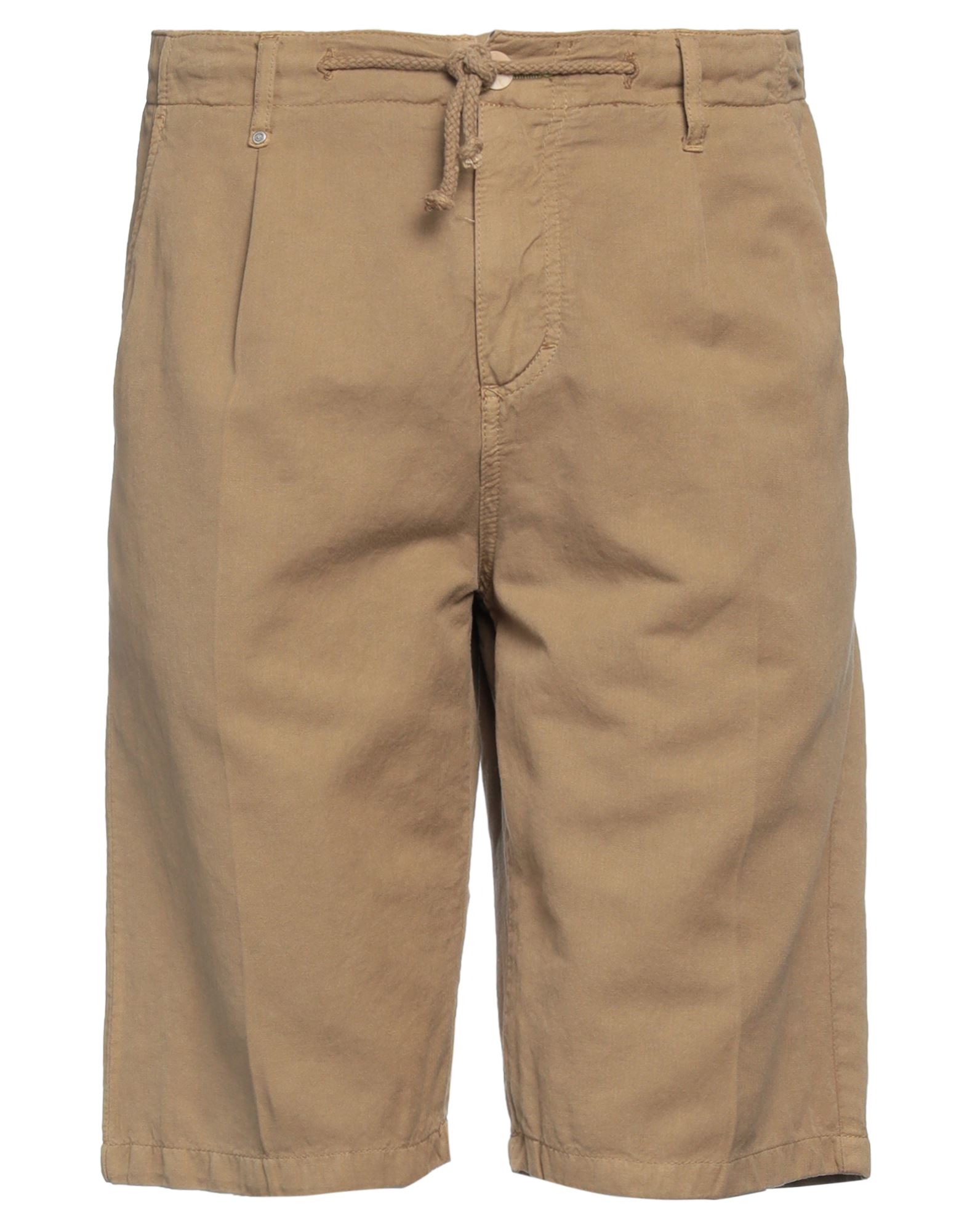 Bl.11  Block Eleven Bl.11 Block Eleven Man Shorts & Bermuda Shorts Khaki Size 36 Cotton, Linen In Beige