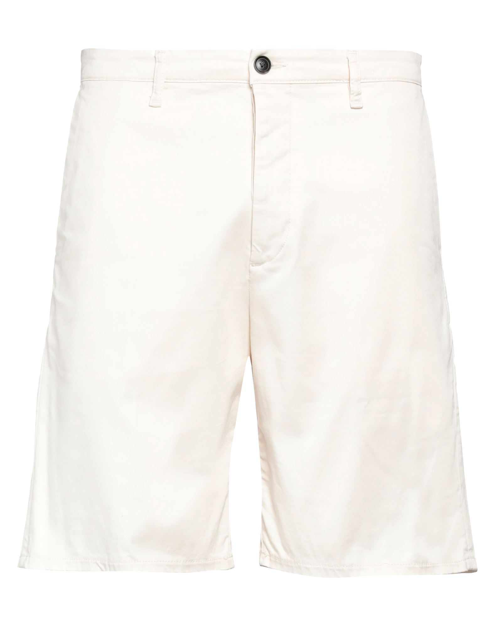 Haikure Man Shorts & Bermuda Shorts Ivory Size 33 Cotton, Elastane In White