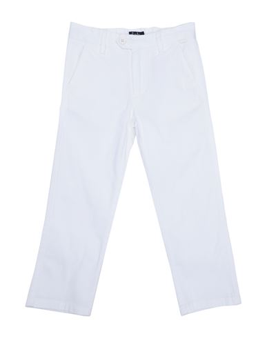 Il Gufo Toddler Boy Pants White Size 5 Cotton, Elastane In White