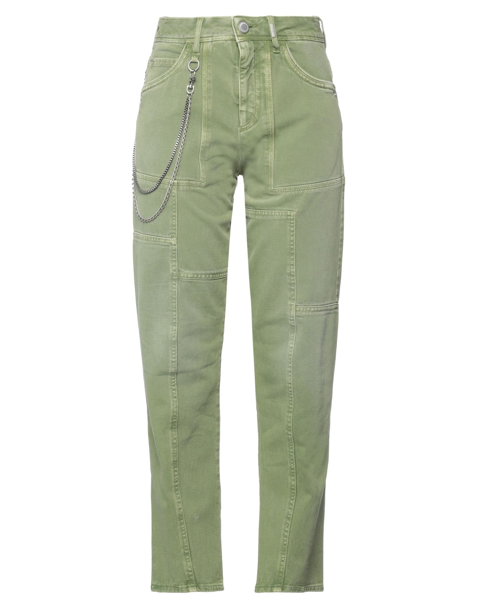 High Jeans In Green