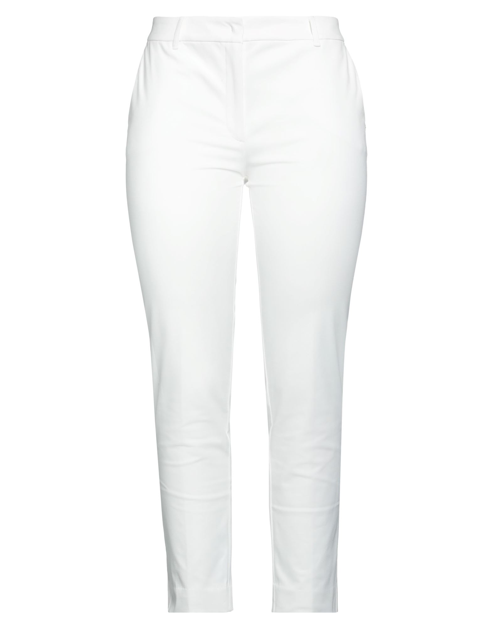 Shop Pennyblack Woman Pants Ivory Size 8 Cotton, Elastane In White