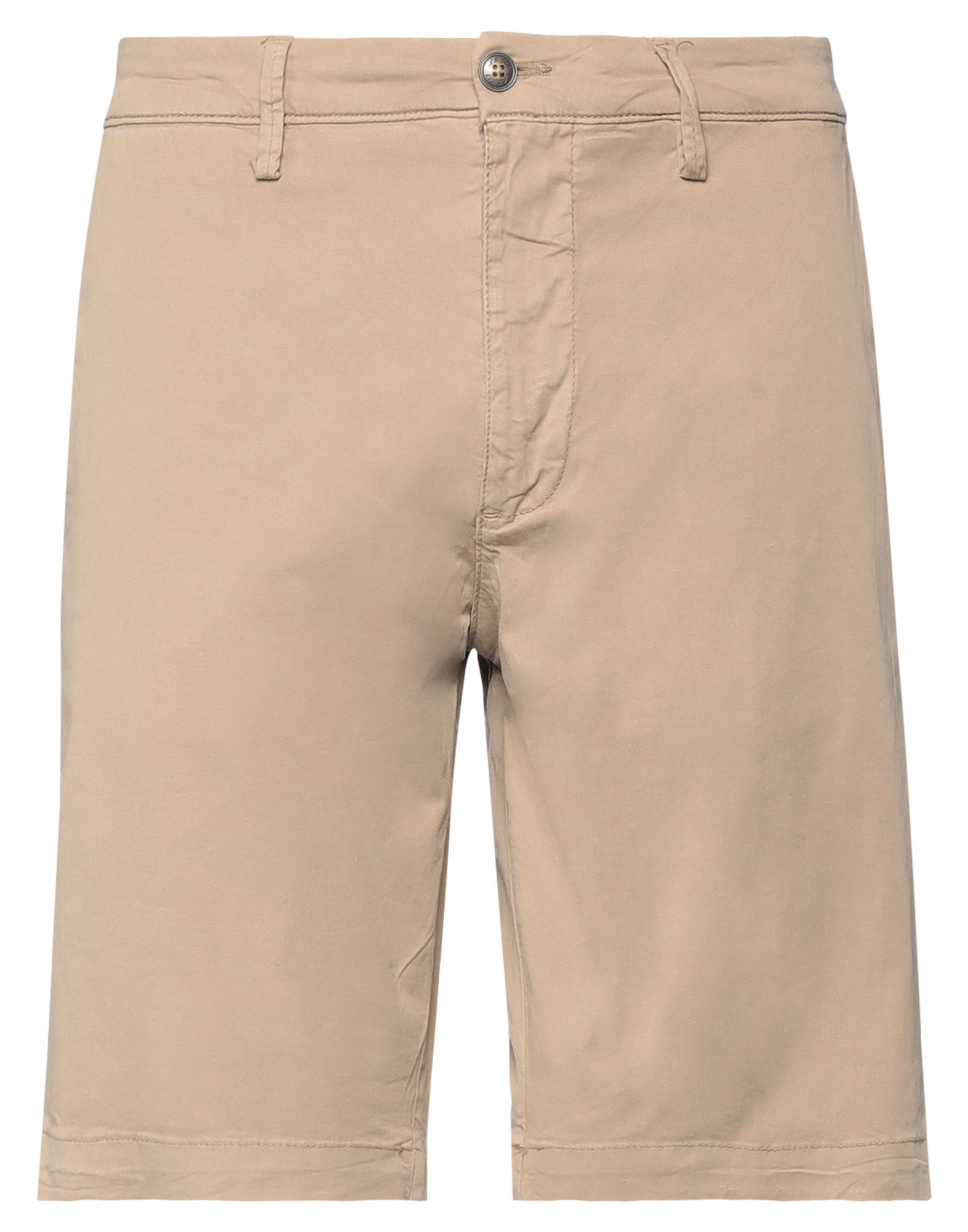 Alley Docks 963 Man Shorts & Bermuda Shorts Light Brown Size 36 Cotton, Elastane In Beige