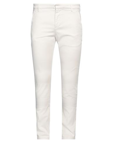 Dondup Man Pants Light Grey Size 35 Cotton, Lyocell, Elastane