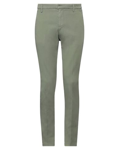 Dondup Man Pants Military Green Size 31 Cotton, Lyocell, Elastane