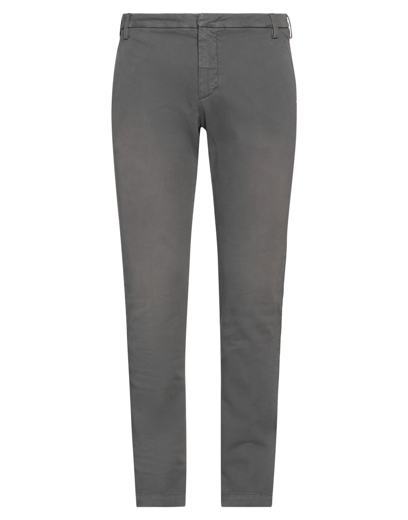 Shop Entre Amis Man Pants Lead Size 38 Cotton, Elastane In Grey