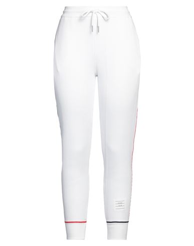 Thom Browne Woman Pants White Size 10 Cotton
