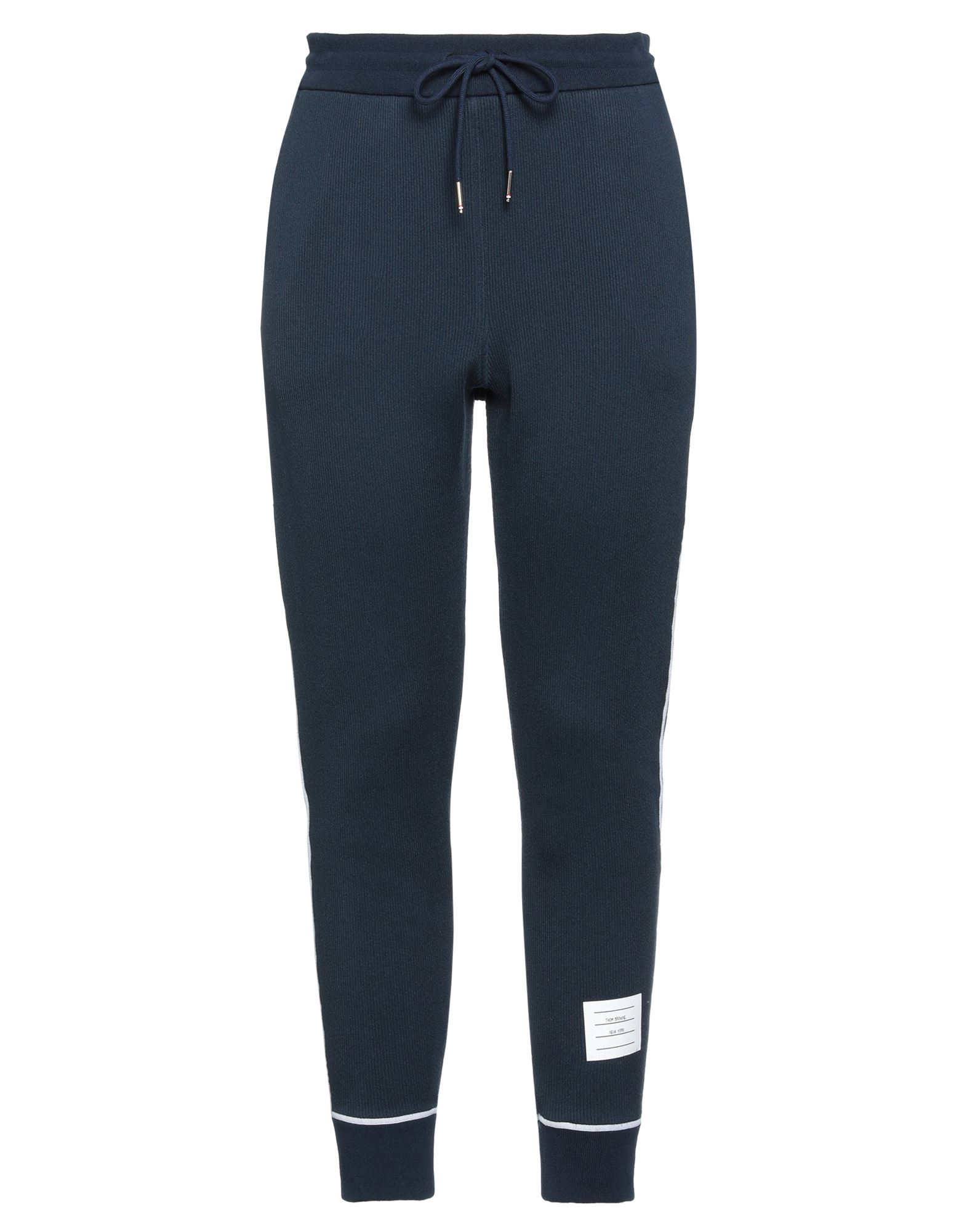 Thom Browne Rwb Stripe-detail Drawstring Track Pants In Dark Blue