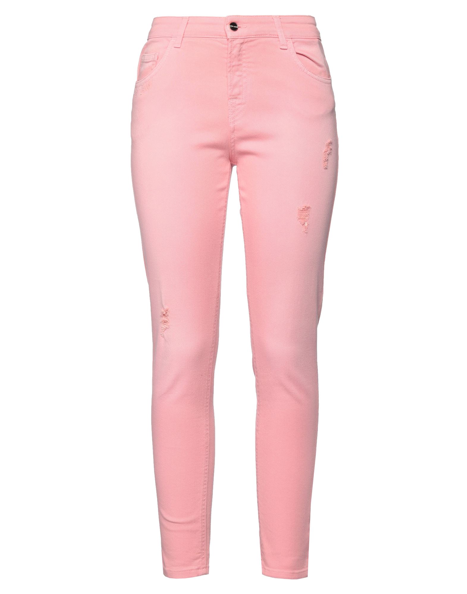 Blugirl Blumarine Woman Pants Pink Size 8 Cotton, Elastane