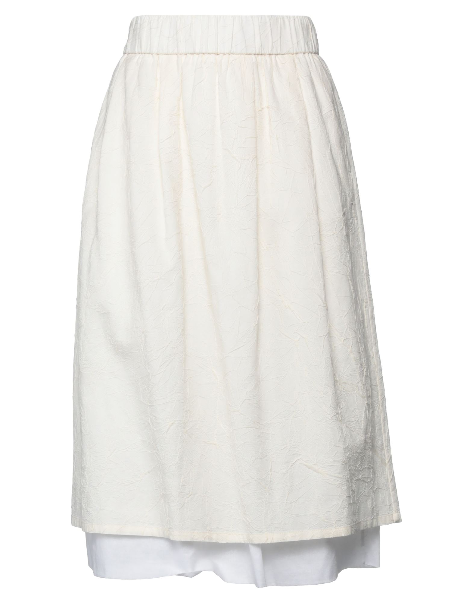 Peserico Midi Skirts In Ivory