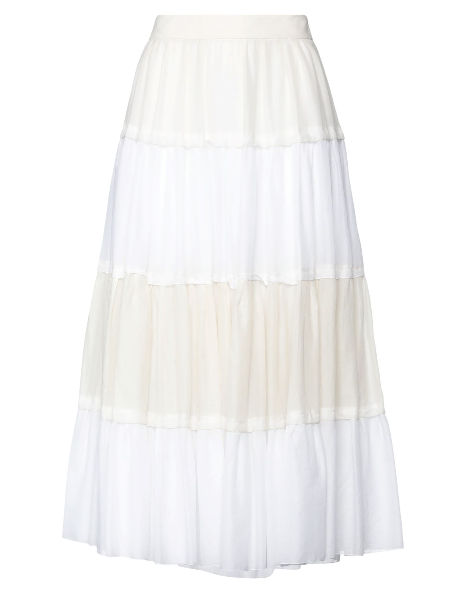 Peserico Midi Skirts In White