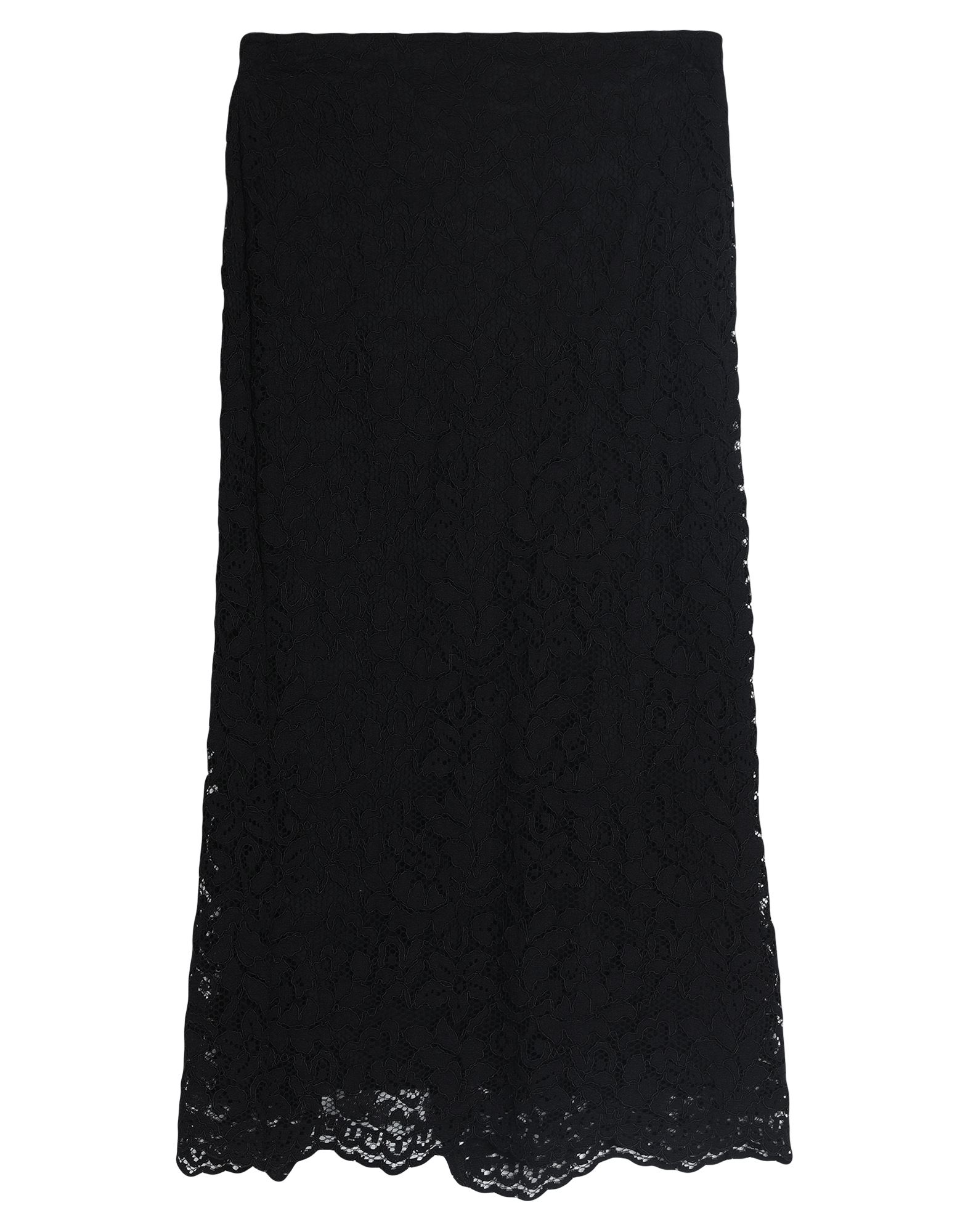 Soallure Midi Skirts In Black
