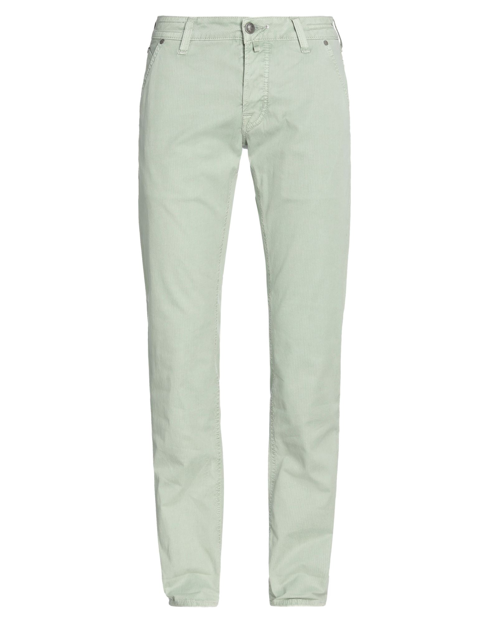 Shop Jacob Cohёn Man Pants Light Green Size 33 Cotton, Polyester, Elastane