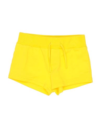 Dsquared2 Toddler Girl Shorts & Bermuda Shorts Yellow Size 3 Cotton, Elastane In Yellow