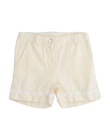 Kid's Company Babies'  Toddler Girl Shorts & Bermuda Shorts Light Yellow Size 4 Linen