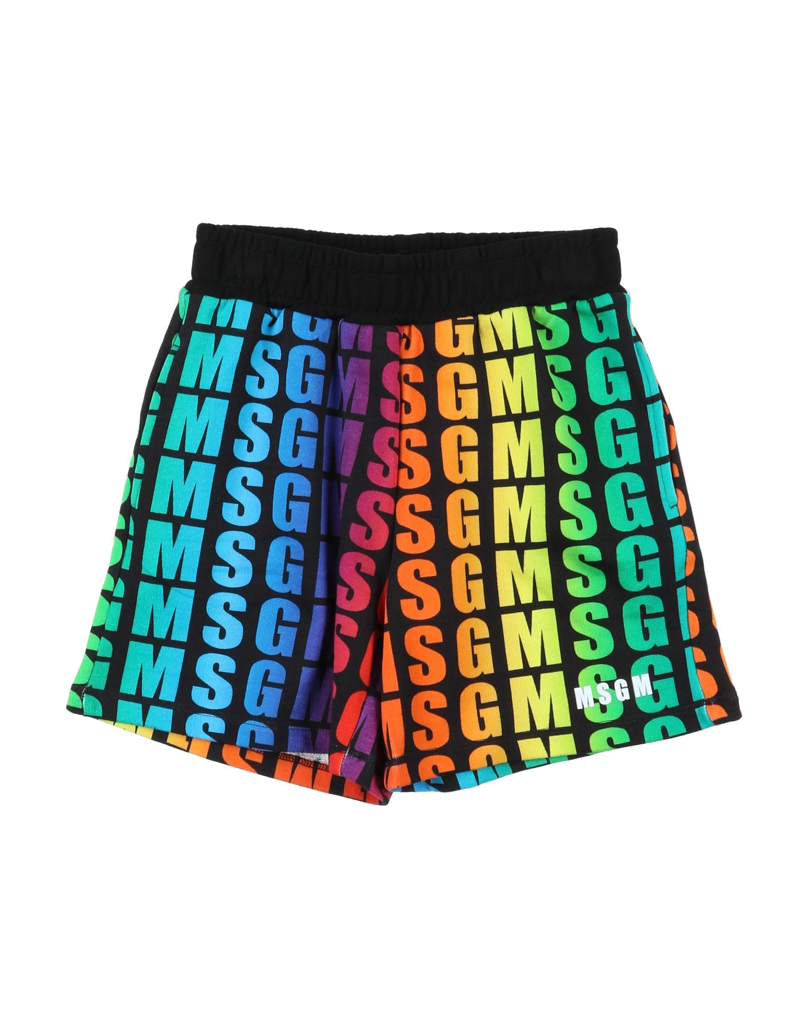 Msgm Kids'  Toddler Boy Shorts & Bermuda Shorts Black Size 4 Cotton