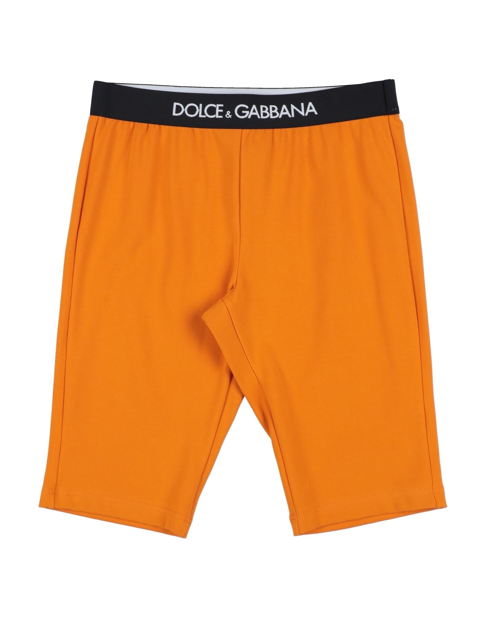 Dolce & Gabbana Kids' Leggings In Orange