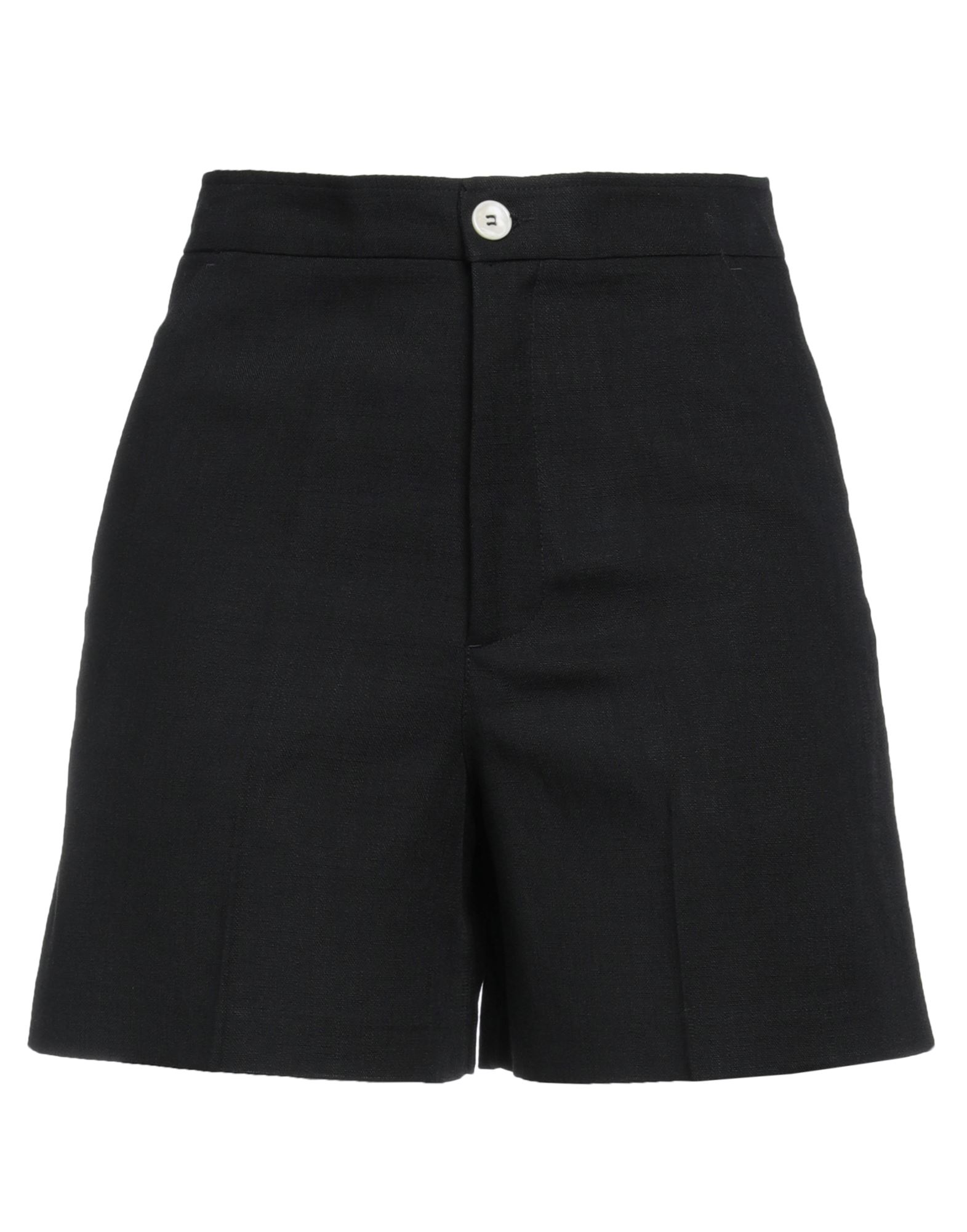 Attic And Barn Woman Shorts & Bermuda Shorts Black Size 4 Viscose, Polyester, Elastane