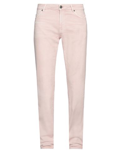 Pt Torino Man Jeans Light Pink Size 33 Cotton, Elastane