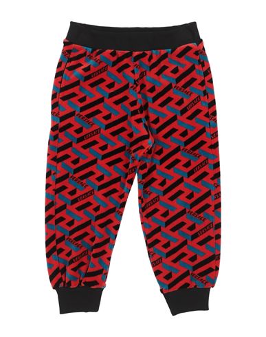 Versace Young Babies'  Toddler Boy Pants Red Size 4 Cotton, Elastane