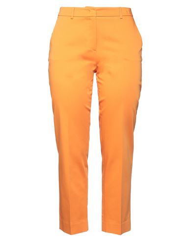 Weekend Max Mara Woman Pants Orange Size 4 Cotton, Elastane In Orange