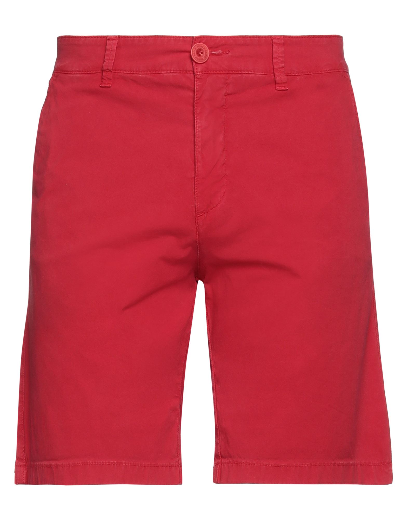 North Sails Man Shorts & Bermuda Shorts Red Size 34 Cotton, Elastane