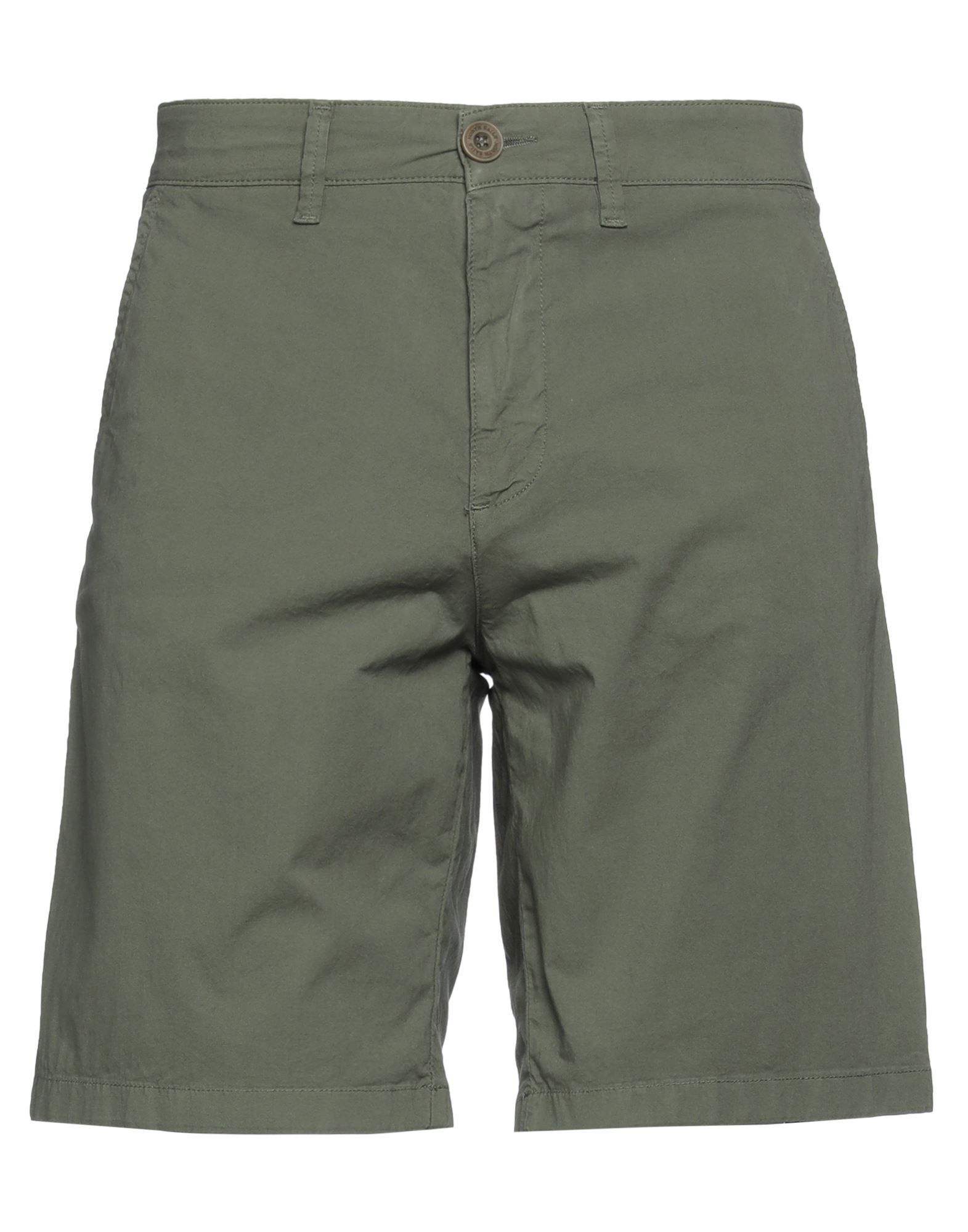 North Sails Man Shorts & Bermuda Shorts Military Green Size 38 Cotton, Elastane