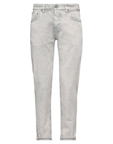 Pt Torino Man Jeans Light Grey Size 31 Cotton, Elastane
