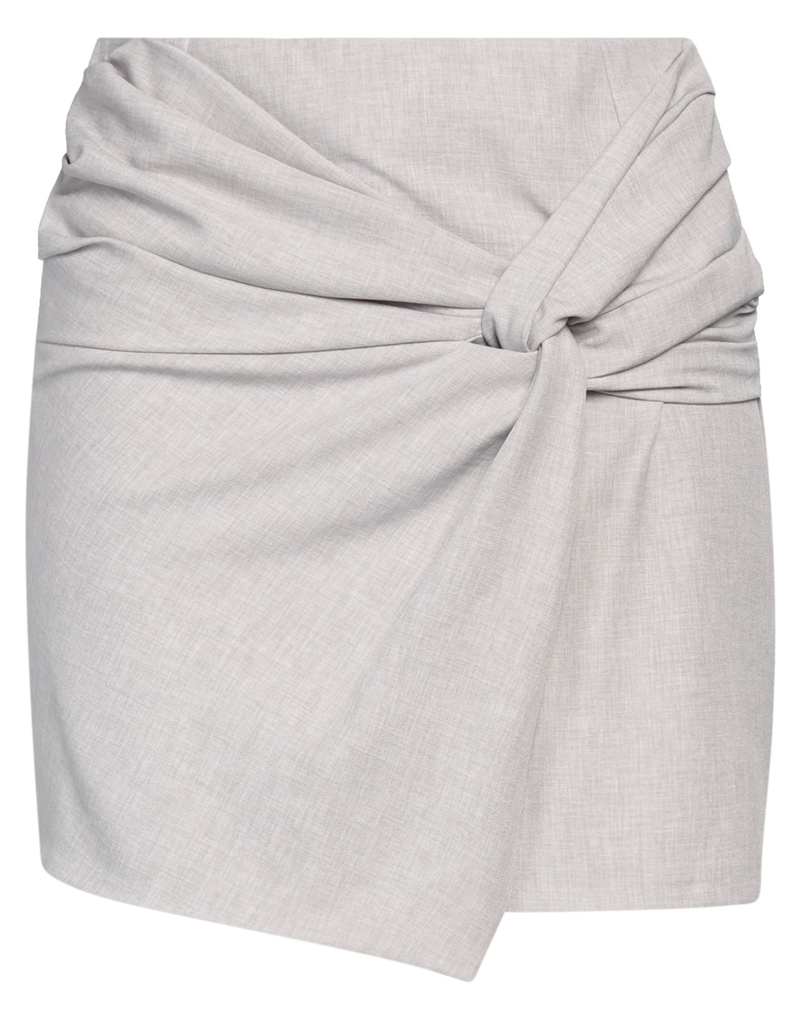 Soallure Mini Skirts In Grey