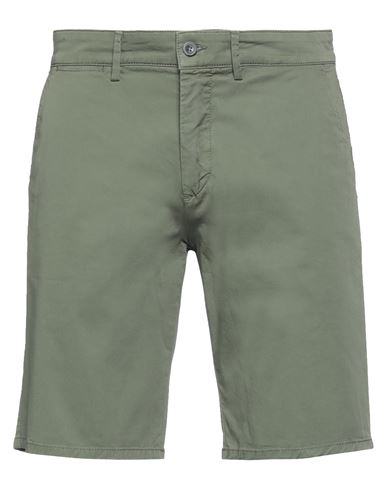 Harmont & Blaine Man Shorts & Bermuda Shorts Military Green Size 40 Cotton, Elastane