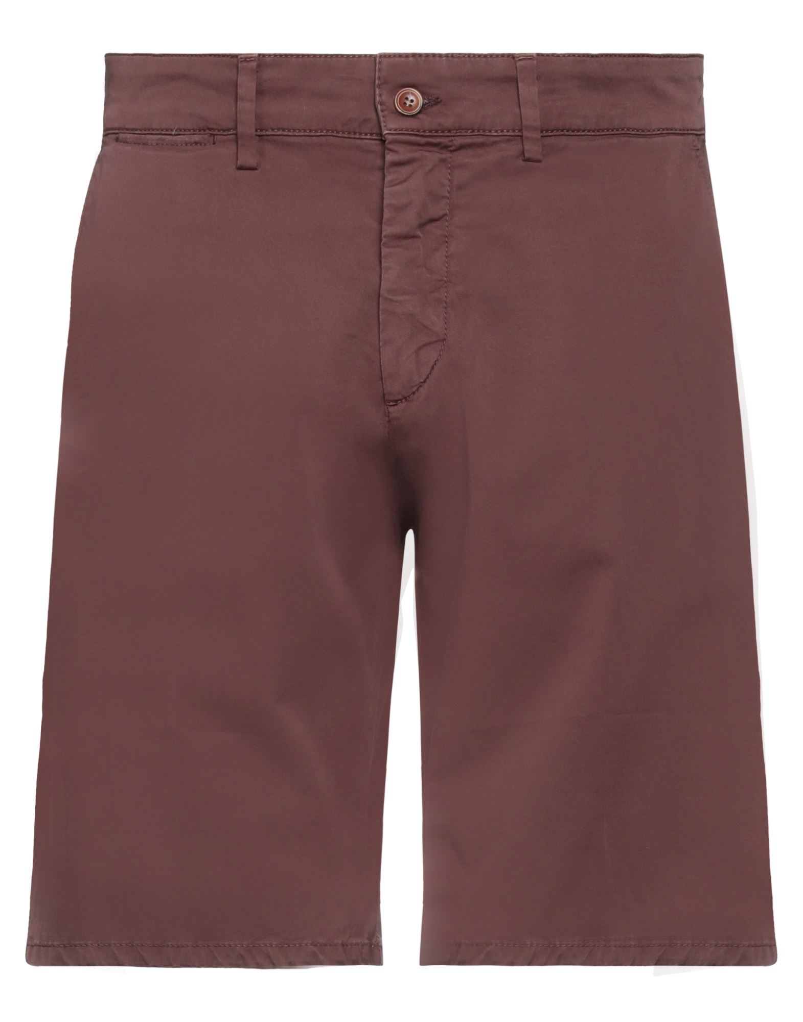 Harmont & Blaine Man Shorts & Bermuda Shorts Cocoa Size 36 Cotton, Elastane In Brown