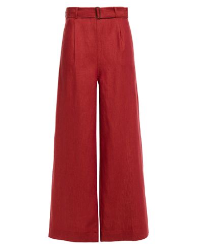 Bondi Born Woman Pants Brick Red Size Xs Linen