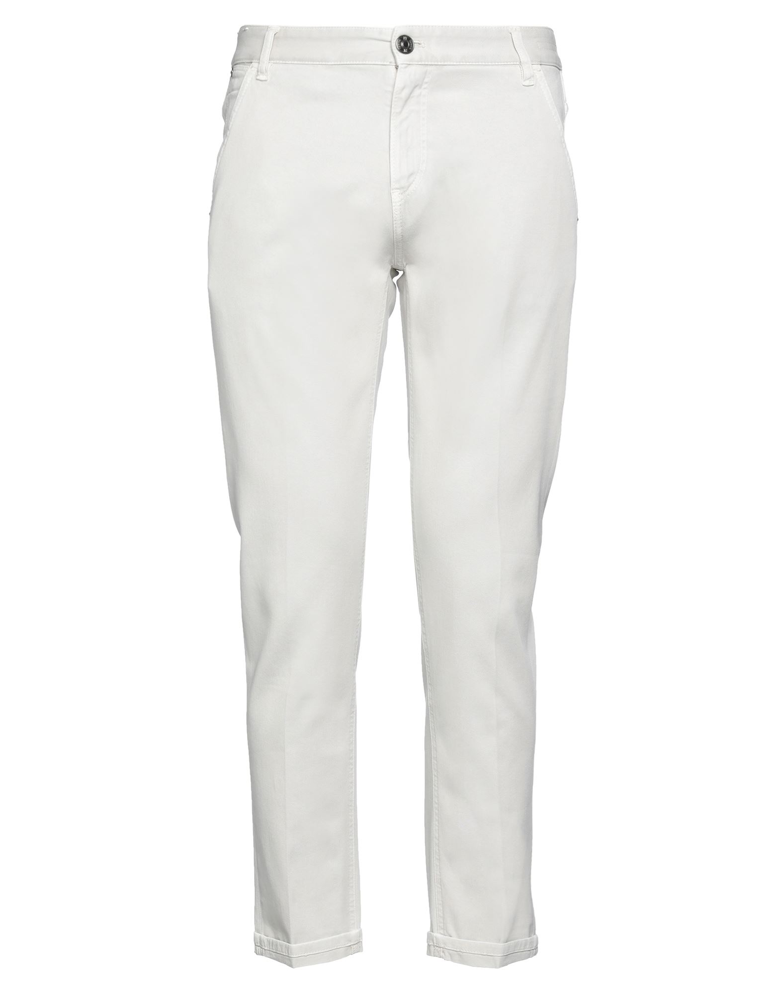 Pt Torino Silkochino Pant With Back Slit And Belt Loops In Grey
