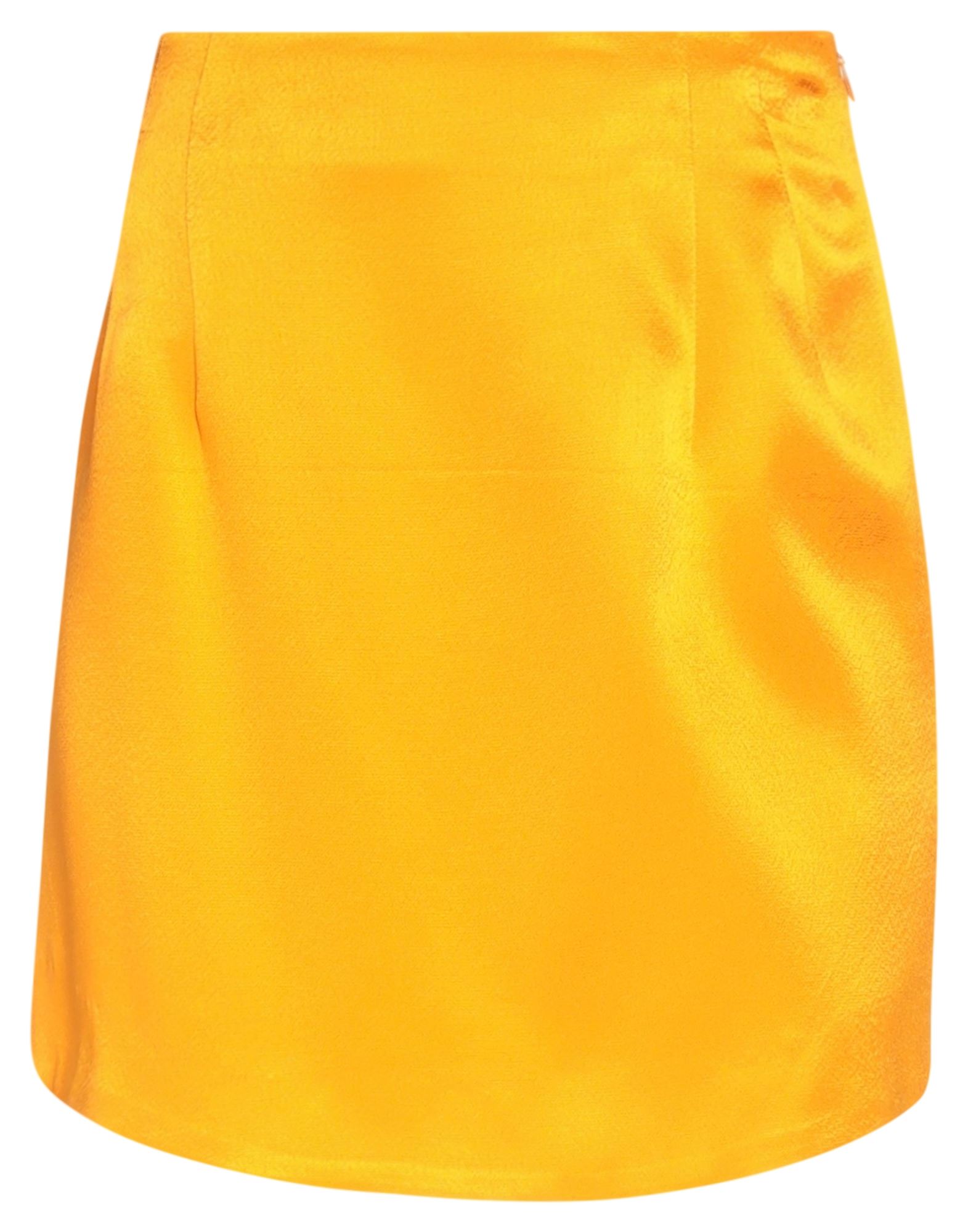 Soallure Mini Skirts In Orange