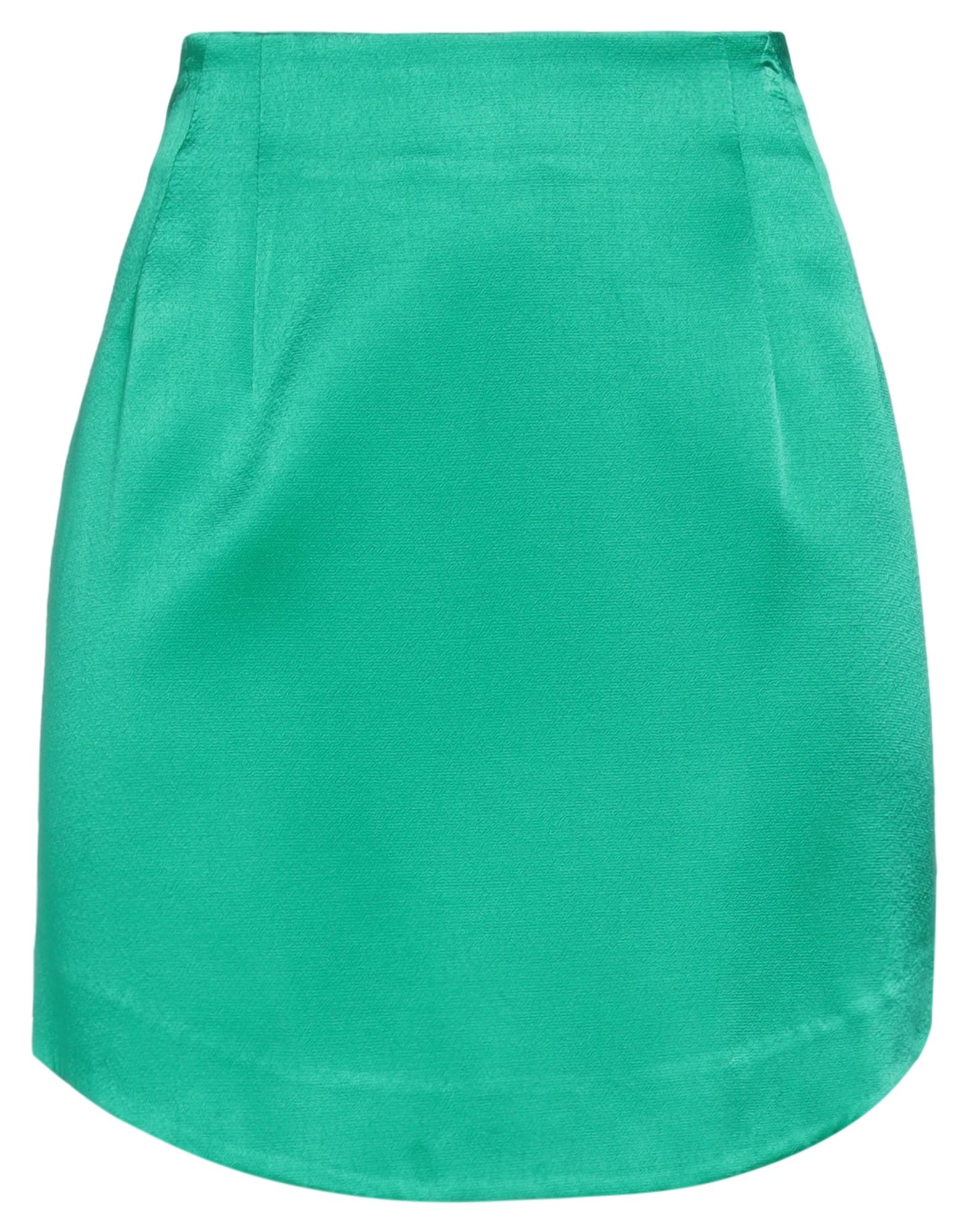 Soallure Mini Skirts In Green