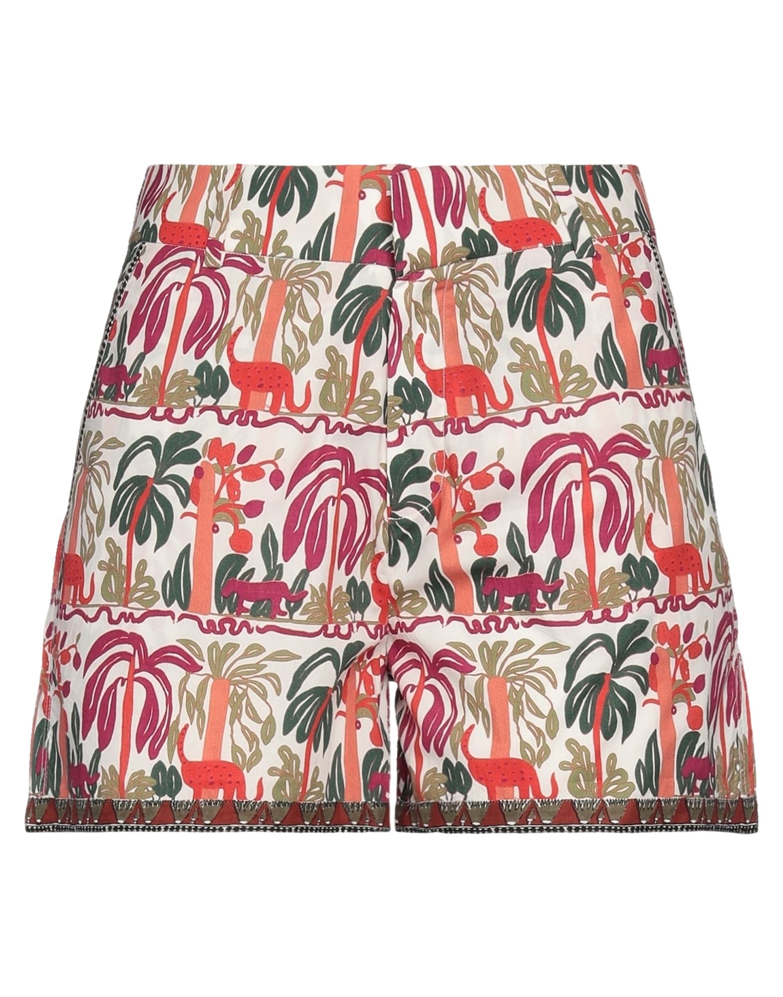 Emporio Sirenuse Where Is My Head At Printed Cotton Shorts In Purple