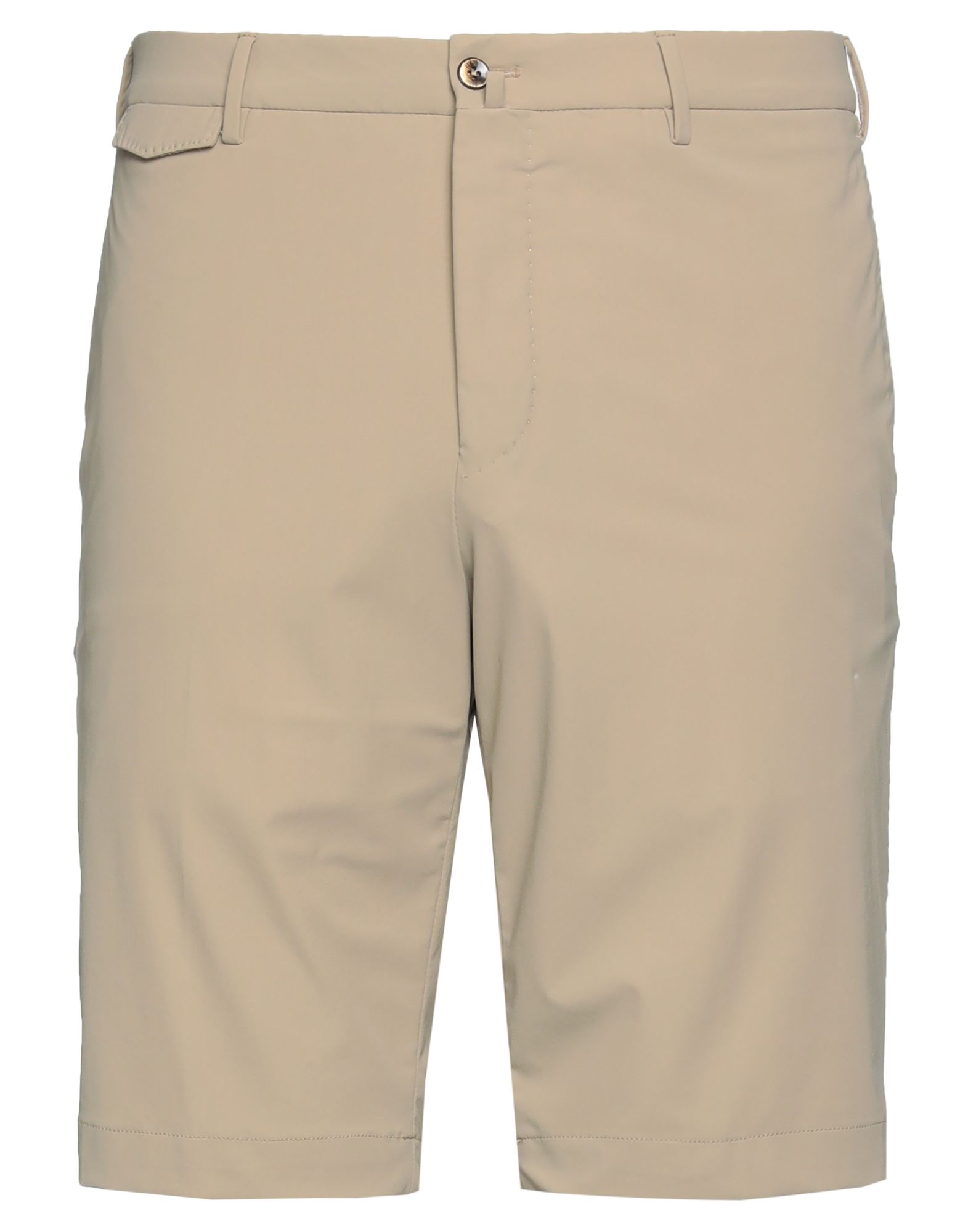 Pt Torino Man Shorts & Bermuda Shorts Sand Size 30 Polyamide, Elastane In Beige