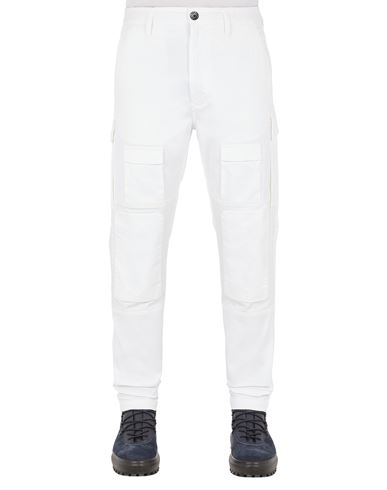 STONE ISLAND 302L1 T.CO+OLD TROUSERS Man White EUR 291